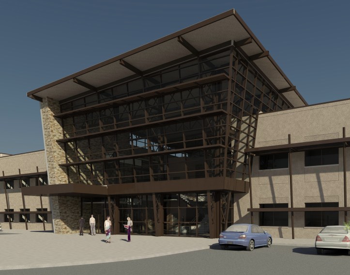 Exterior Perspective at Entry